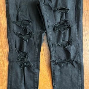NWT AMERICAN EAGLE high rise curvy Jeggings size 8 (29w) rockstar black